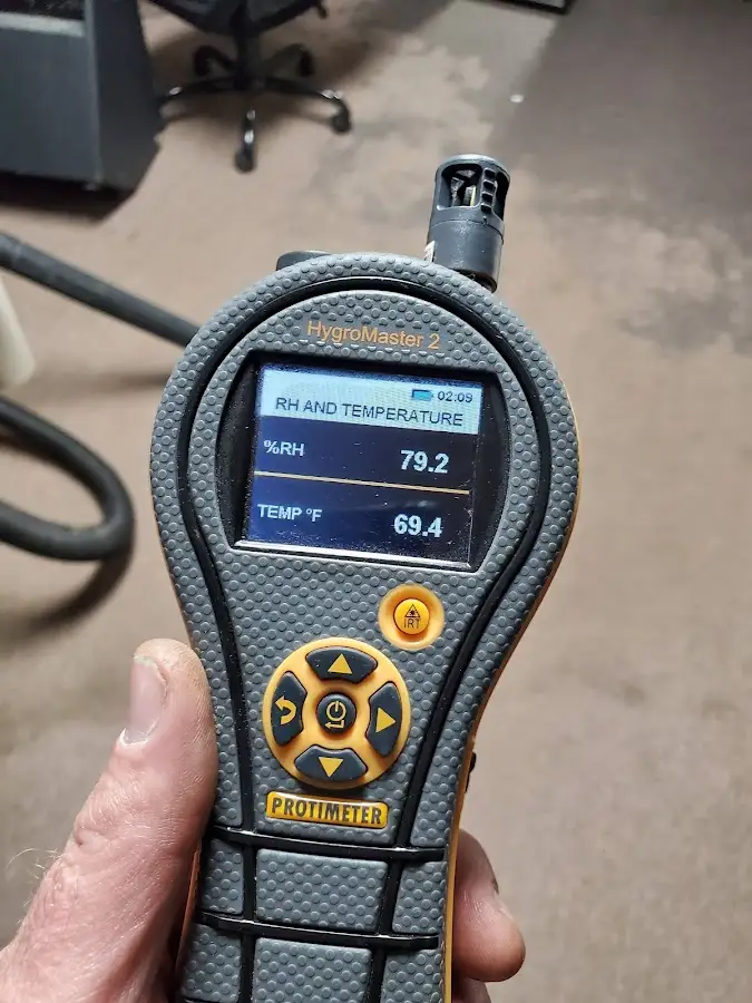 Moisture meter humidity assessment for Fire & Smoke Damage Restoration in Newtown